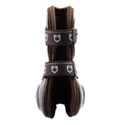 Guêtres en néoprène avec fermeture rapide Equestro Marron