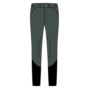 Pantalon d'équitation Euro-Star Marcello Kneegrip homme Dark Castor Gris Pantalon d'équitation Euro-Star Marcello Kneegrip homme Dark Castor Gris