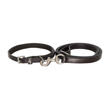 Laisse du chien HV Polo Legacy Marron chocolat Laisse du chien HV Polo Legacy Marron chocolat