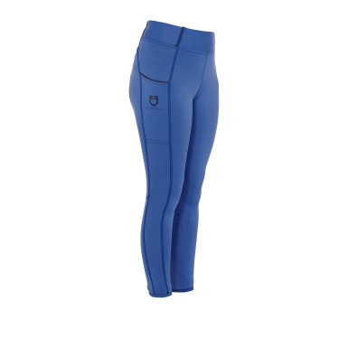 Legging fille cintré avec grip et logo Equestro Legging fille cintré avec grip et logo Equestro