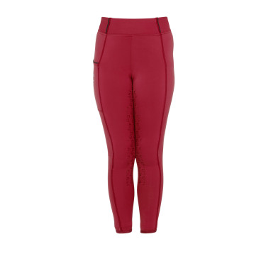 Legging fille cintré avec grip et logo Equestro Legging fille cintré avec grip et logo Equestro