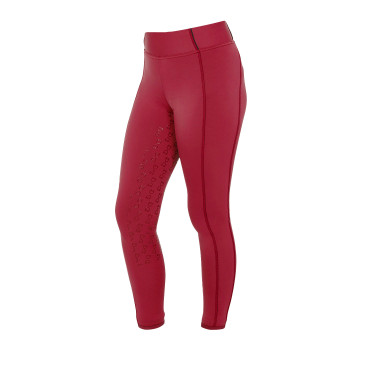 Legging fille cintré avec grip et logo Equestro Legging fille cintré avec grip et logo Equestro
