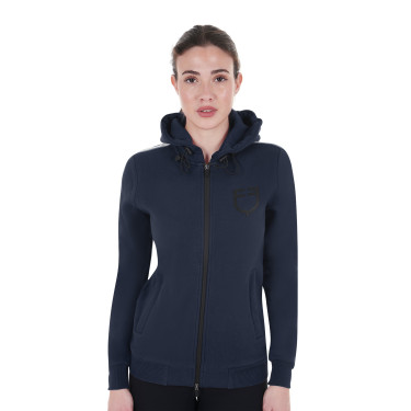 Sweat-shirt à capuche Equestro femme avec zip Sweat-shirt à capuche Equestro femme avec zip