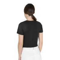 T-shirt en coton Equestro femme Horse Lover Blanc T-shirt en coton Equestro femme Horse Lover Blanc