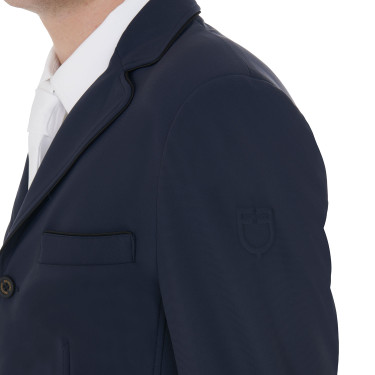 Veste de concours Homme en Tissu Stretch avec Poches Zippées Equestro Veste de concours Homme en Tissu Stretch avec Poches Zippées Equestro
