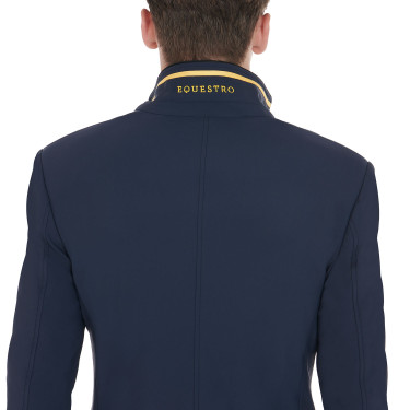 Veste de concours Homme en Tissu Stretch avec Poches Zippées Equestro Veste de concours Homme en Tissu Stretch avec Poches Zippées Equestro