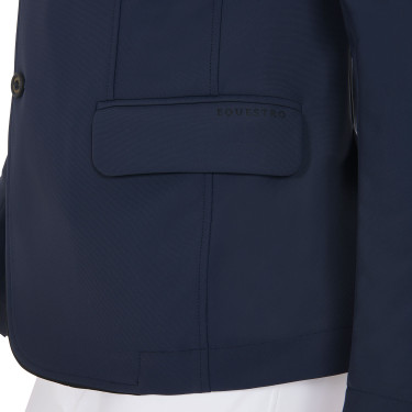 Veste de concours Homme en Tissu Stretch avec Poches Zippées Equestro Veste de concours Homme en Tissu Stretch avec Poches Zippées Equestro