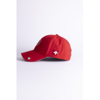 Casquette Harcour Zhil Swiss Equestrian Friends Rouge