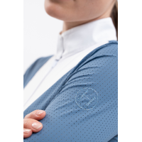 Polo de concours Harcour Coco femme Steel blue Bleu