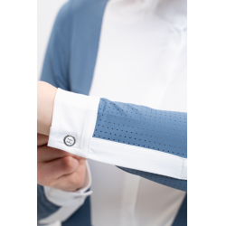 Polo de concours Harcour Coco femme Steel blue Bleu