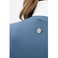Polo de concours Harcour Coco femme Steel blue Bleu