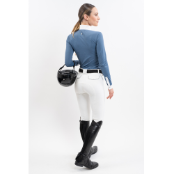 Polo de concours Harcour Coco femme Steel blue Bleu