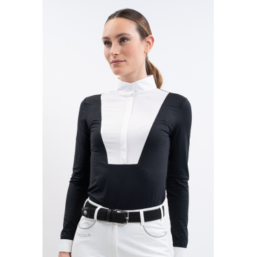 Polo de concours Harcour Coco femme Noir Polo de concours Harcour Coco femme Noir