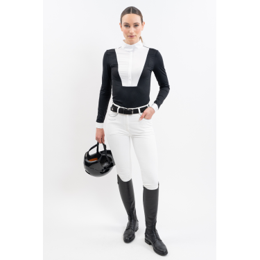 Polo de concours Harcour Coco femme Noir Polo de concours Harcour Coco femme Noir