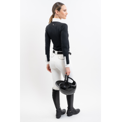 Polo de concours Harcour Coco femme Noir Polo de concours Harcour Coco femme Noir