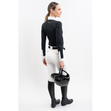 Polo de concours Harcour Coco femme Noir Polo de concours Harcour Coco femme Noir