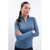 Polo Harcour Breezi femme Steel blue