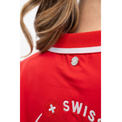 Polo Harcour Douve femme Swiss Equestrian Friends Rouge