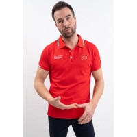Polo Harcour Dranse homme Swiss Eequestrian Friends Rouge