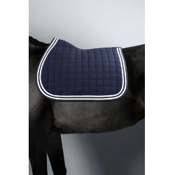 Tapis de selle personnalisable Harcour Soft Marine Bleu marine