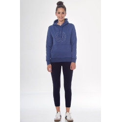 Sweat Harcour Samy Steel Blue Bleu