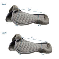 Amortisseur Stübben peau d'agneau Streamline Gris Amortisseur Stübben peau d'agneau Streamline Gris