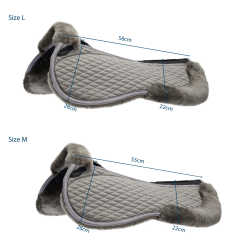 Amortisseur Stübben peau d'agneau Streamline Gris