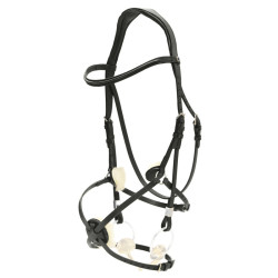 Bridon Stübben Pro-Jump avec Slide&Lock Noir / noir Bridon Stübben Pro-Jump avec Slide&Lock Noir / noir