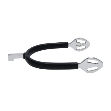 Eperons Stübben 1149 Fine Line acier inox caoutchouté