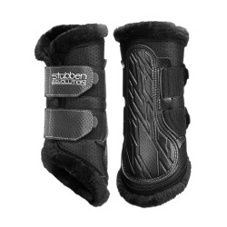 Guêtres d'entrainement Stübben Airflow mouton synthétique Noir Guêtres d'entrainement Stübben Airflow mouton synthétique Noir