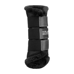 Guêtres d'entrainement Stübben Airflow mouton synthétique Noir Guêtres d'entrainement Stübben Airflow mouton synthétique Noir