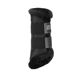 Guêtres d'entrainement Stübben Airflow mouton synthétique Noir Guêtres d'entrainement Stübben Airflow mouton synthétique Noir