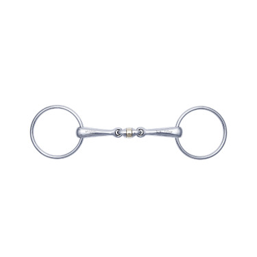 Mors doux-rôle Joint Stübben 2428 cuivre doux canon 16 mm Mors doux-rôle Joint Stübben 2428 cuivre doux canon 16 mm
