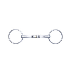 Mors doux-rôle Joint Stübben 2428 cuivre doux canon 16 mm Mors doux-rôle Joint Stübben 2428 cuivre doux canon 16 mm