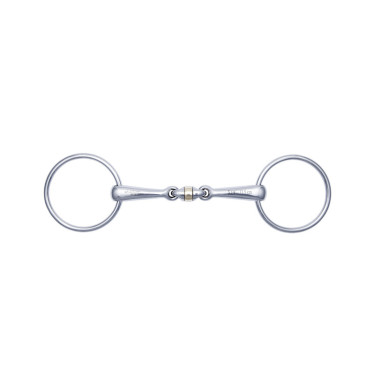 Mors doux-rôle Joint Stübben 2428 cuivre doux canon 16 mm Mors doux-rôle Joint Stübben 2428 cuivre doux canon 16 mm