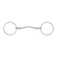 Mors droit 2 anneaux Stübben 2429 Fine Line acier inox canon 14 mm