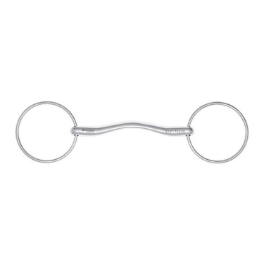 Mors droit 2 anneaux Stübben 2429 Fine Line acier inox canon 14 mm Mors droit 2 anneaux Stübben 2429 Fine Line acier inox canon 14 mm