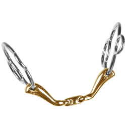 Mors Gebiss Stübben 2980 contact rapide 3 anneaux Trense canon 16 mm