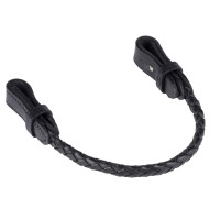 Poignée de selle Stübben tressée Noir Poignée de selle Stübben tressée Noir