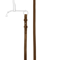 Rênes de filet Stübben cuir plats étroites Ebène Rênes de filet Stübben cuir plats étroites Ebène