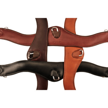 Sangle Stübben cuir Contours élastiques sur les deux côtés Sangle Stübben cuir Contours élastiques sur les deux côtés