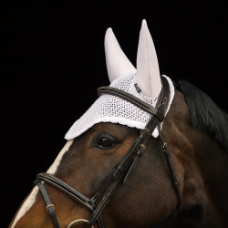 Bonnet-oreilles Silent Horze Supreme Blanc Bonnet-oreilles Silent Horze Supreme Blanc