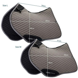 Tapis de saut d'obstacle Stübben peau d'agneau Streamline Close Contact