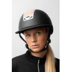 Casque d'équitation ornement en cristal Horze Arix II Noir / pêche Casque d'équitation ornement en cristal Horze Arix II Noir / pêche