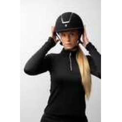 Casque d'équitation Solara II Horze Noir / noir Casque d'équitation Solara II Horze Noir / noir