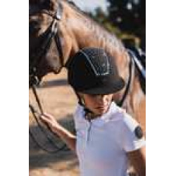 Casque d'équitation Solara II Horze Noir / blanc Casque d'équitation Solara II Horze Noir / blanc