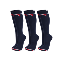 Chaussettes Tommy Hilfiger Equestrian Byron par 3 Bleu marine Chaussettes Tommy Hilfiger Equestrian Byron par 3 Bleu marine