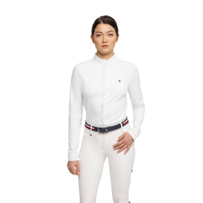 Chemise de concours Tommy Hilfiger Equestrian Charlotte manches longues femme