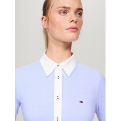 Chemise Tommy Hilfiger Equestrian Essex Stretch Oxford manches longues femme Multicouleur Multi-couleurs Chemise Tommy Hilfiger Equestrian Essex Stretch Oxford manches longues femme Multicouleur Multi-couleurs