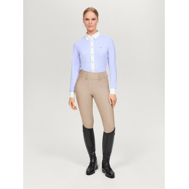 Chemise Tommy Hilfiger Equestrian Essex Stretch Oxford manches longues femme Chemise Tommy Hilfiger Equestrian Essex Stretch Oxford manches longues femme